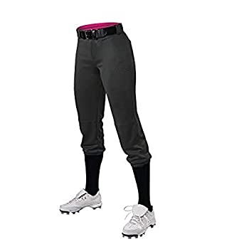【中古】【輸入品・未使用】Alleson Ahtletic Girls高速ピッチ/ソフトボール速度パンツ L ブラック