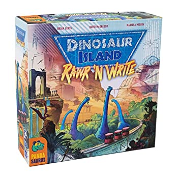 【中古】【輸入品・未使用】Pandasaurus Games 恐竜島 Rawr and Write ゲーム | ロールして書く戦略ゲーム | 大人と子供のための楽しい描画ゲーム | 対象年齢10歳以上 | 1~4
