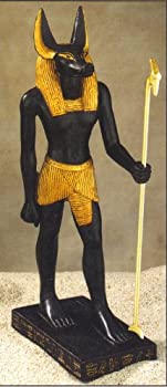 【中古】【インポート品・未当て嵌める】Egyptian Anubis???Collectible Figurineエジプト・アラブ共和国図Sculpture Statue キッチン用品・食器・調理器具-その他