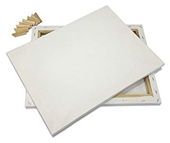 【中古】【輸入品・未使用】LOT of 4 ARTIST CANVASES 12 x 16 FRAMED STRETCHED COTTON CLOTH- BLANK SET PACK by US Art Supply