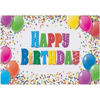 【中古】【輸入品・未使用】Happy Birthday紙プレースマット50?perパック｜スカイマーケットプラス