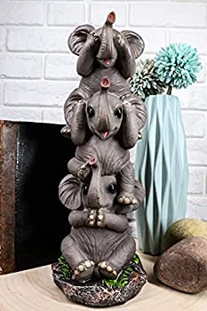 【中古】【輸入品・未使用】Pachyderm Friends Funny See Hear Speak No Evil象置物インテリアSculptureサファリElephant Lovers｜スカイマーケットプラス 15,226円