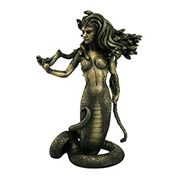 【中古】【輸入品・未使用】Pacific Giftware メデューサの誘惑 コレクターフィギュア フェイクアンティークゴールド仕上げ 高さ8インチ 14,615円