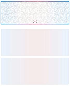 【中古】【輸入品・未使用】250個の高セキュリティブランクコンピュータチェック。 Blue Red