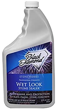 【中古】【輸入品・未使用】Wet Look Natural Stone Sealer From Black Diamond Stoneworks Provides Durable Gloss and Protection to: Slate, Stone, Concrete, Brick, Bl