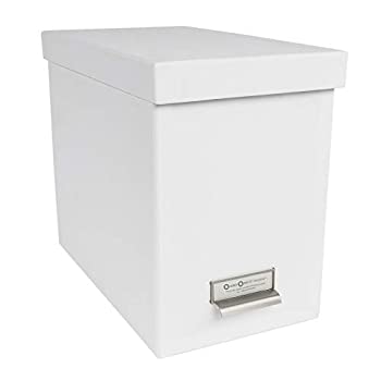 【中古】【インポート品・未当て嵌める】Bigso Johnデスクトップファイルボックス、白いこと