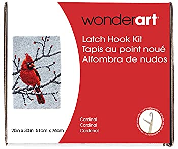 【中古】【輸入品・未使用】Wonderart クラシックス カーディナル ラッチフックキット 20インチ x 30インチ