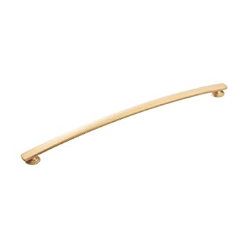 【中古】【輸入品・未使用】Hickory Hardware P2159-BGB アメリカンダイナーコレクション プル 中心間距離12インチ つや消しゴールド真鍮