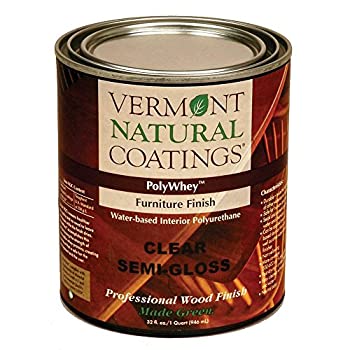 【中古】【輸入品・未使用】Vermont Natural Coatings Poly Whey Furniture Finish, Clear Satin Finish, 0.9l