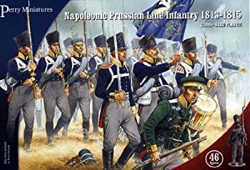 【中古】【輸入品・未使用】Perry Miniatures PN1 Prussian Line Infantry 28mm Hard Plastic Figures x46 by Perry Miniatures|スカイマーケットプラス
