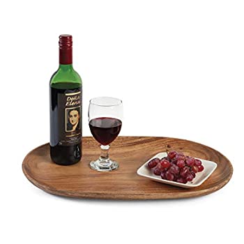 【中古】【輸入品・未使用】Woodard & Charles 18-Inch Acacia Oval Tray, X-Large by Woodard & Charles｜スカイマーケットプラス