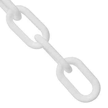 【中古】【輸入品・未使用】Mr. Chain Plastic Barrier Chain, 2 Diameter, 50' Length, White by Mr. Chain