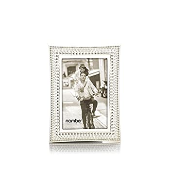 【中古】【輸入品・未使用】(10cm x 15cm) - Nambe Beaded Picture Frame, 10cm x 15cm｜スカイマーケットプラス