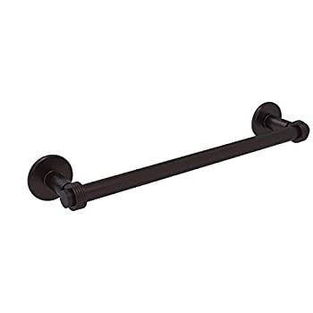 【中古】【輸入品・未使用】Allied Brass 2051G/18-PEW Continental Collection 18 Inch Groovy Detail Towel Bar, 18-Inch, Antique Pewter