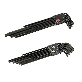 【中古】【インポート品・未当て嵌める】Wiha 36995 Ball End Hex-Inch and Metric L-Key Sets, 2-Pack by Wiha