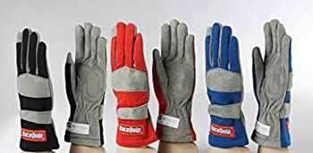 【中古】【輸入品・未使用】RaceQuip レースグローブ 351シリーズ 1層 Nomex SFI 3.3/1認定 ブラック Lサイズ 351005|スカイマーケットプラス