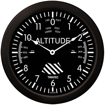【中古】【インポート品・未当て嵌める】Trintec Massive 14 Aviation Classic Altimeter Wall Clock 9060-14 Aviatrix by Trintec その他-キッチン用品・食器・調理器具