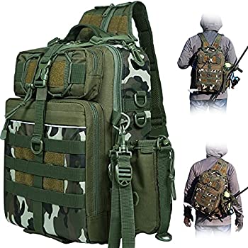 【中古】【インポート品・未当て嵌める】BLISSWILL 沖釣り用うしろ側容器に並べる アウトドアタックルバッグ 大型 沖釣り用タックル御徒面子 雨合羽 沖釣り用うしろ側容器に並べる 極点保持者付き添い人 アウトドア スポーツ・アウトドア-バッグ・ワレット