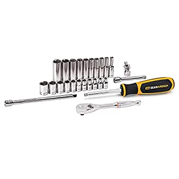 【中古】【インポート品・未当て嵌める】GEARWRENCH 26 Pc. 1/4\" Drive 6 Pt. Standard Mechanics Tool Set, SAE - 80312DD 141［並行輸入］"