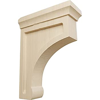 【中古】【インポート品・未当て嵌める】Ekena Millwork bktw02?X 06?X 08gorw-case-2?2?1?/ 2inW x 6inD X 8inH Medium Gomez木製鉤括弧 BKTW02X06X08GORW-CASE-2