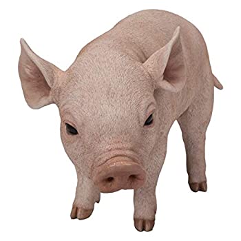 【中古】【輸入品・未使用】Pacific Giftware PT リアルな外観の像ファームピッグ ホームデコレーション 樹脂製置物