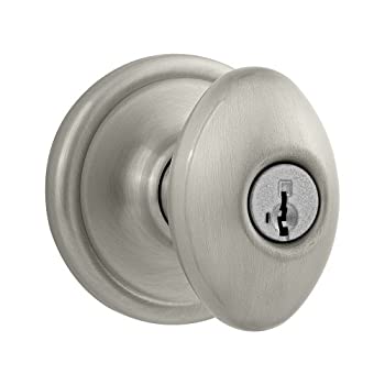 【中古】【輸入品・未使用】Kwikset Laurel Entry Knob featuring SmartKey in Satin Nickel by Kwikset 26,731円