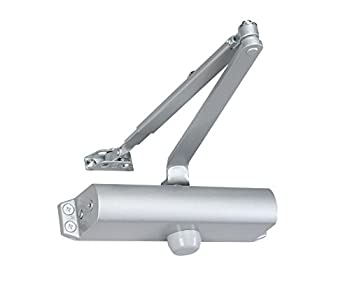 【中古】【輸入品・未使用】Norton Door Controls 161BFXTPN x 689 160 Series Door Closer, Cast Aluminum Body, Adjustable Size 1-4, Aluminum Finish by Norton Door Co