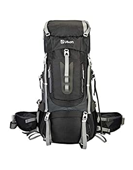 【中古】【輸入品・未使用】Ubon 内部フレームバックパック 高性能 ハイキングバックパック 調節可能な胴体付き ブラック|スカイマーケットプラス
