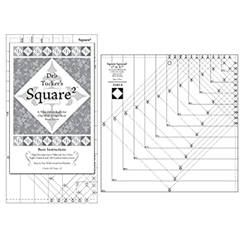 【中古】【インポート品・未当て嵌める】Studio 180デザインキルティングツールバンドル:デブタッカー 真四角御定まり+大きな真四角真四角