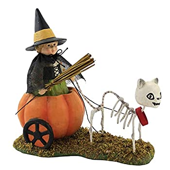 【中古】【輸入品・未使用】ベサニー・ロー「Skelly's Pumpkin Carriage Ride」ハロウィンフィギュア|スカイマーケットプラス
