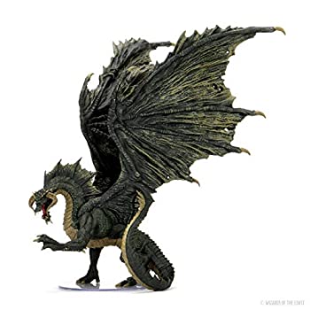【中古】【輸入品・未使用】D&D: アイコン・オブ・ザ・レルムズ:プレミアムフィギュア:大人用ブラックドラゴン