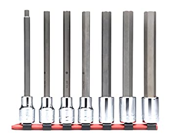 【中古】【輸入品・未使用】Wright Tool 316 3/8 Drive Hex Bit Socket Set, Long Length (7-Piece) by Wright Tool