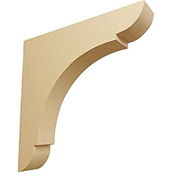【中古】【輸入品・未使用】Ekena Millwork bktw01?X 10?X 10olal-case-2?1?W 3?/ 4インチx 10インチD X 10インチH Largeオリンピック木製ブラケット BKTW01X10X10OLAL
