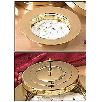 【中古】【輸入品・未使用】Brass Finish Stacking Bread Plate & Bread Plate Cover- Living Grace|スカイマーケットプラス