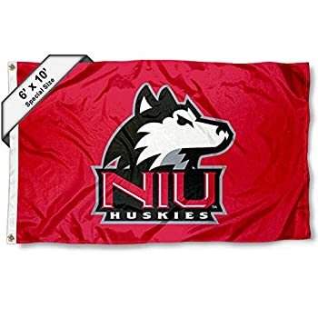 【中古】【インポート品・未当て嵌める】Northern Illinois Huskies 6?x 10フート信号旗