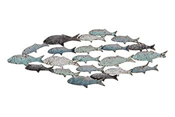 【中古】【輸入品・未使用】クリエイティブco-opメタル学校の魚壁装飾39???1?/ 2インチ