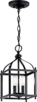 【中古】【輸入品・未使用】Kichler Lighting 42565BK Larkin 2ライトミニペンダント ブラック仕上げ｜スカイマーケットプラス