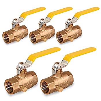 【中古】【インポート品・未当て嵌める】Midline Valve 405T012-NL-10 プレミアムフルポートボールバルブ 水抜き金管楽器付き添い人 1 インチ. 405T001-NL-5 5