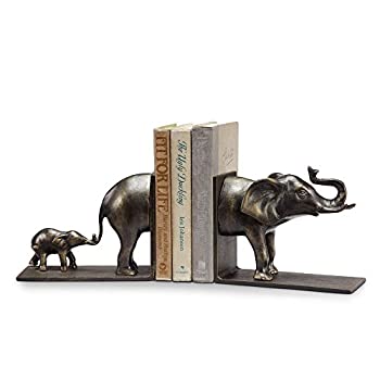 【中古】【輸入品・未使用】SPI Home- San Pacific Intl 34128 Elephant And Baby Bookends Pair｜スカイマーケットプラス