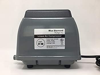 【中古】【輸入品・未使用】Blue Diamond Pumps Blue Diamond ET 40 Septic or Pond Linear Diaphragm Air Pump
