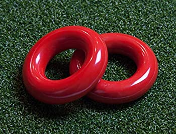 【中古】【輸入品・未使用】Stripe Golf Swing Weight Ring (2-Pack) | Red Golf Club Swing Trainer Rings - Weighted Golf Donut Accessory Good for Golf Practice, Trai｜スカイマーケットプラス 11,442円