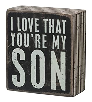 【中古】【輸入品・未使用】Primitives By Kathy Box Sign, 3.5 by 4-Inch, My Son [並行輸入品] 7,098円