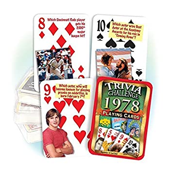 【中古】【輸入品・未使用】Flickback Media%ｶﾝﾏ% Inc. 1978 Trivia Playing Cards: 41st Birthday or 41st [並行輸入品]