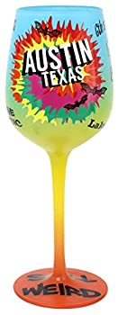 【中古】【輸入品・未使用】Top Shelf TS-6175A Austin Texas Wine Glass [並行輸入品]