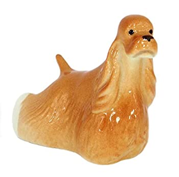 【中古】【輸入品・未使用】Lomonosov Porcelain Collectible Figurine Sculpture Red Cocker Spaniel [並行輸入品]