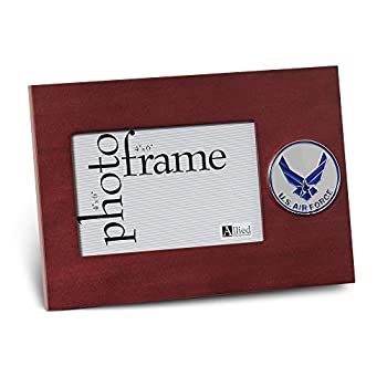 【中古】【輸入品・未使用】Allied Products Frame Aim High Air Force Medallion Desktop Picture Frame, 4 by 6-Inch [並行輸入品]