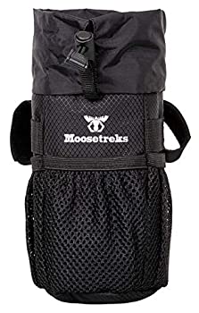 【中古】【輸入品・未使用】Moosetreks Bike Handlebar Stem Bag | Food Snack Storage, Water Bottle Holder | Bikepacking, Bicycle Touring, Commuting, Insulated Pouch|スカイマーケットプラス