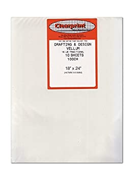 【中古】【インポート品・未当て嵌める】Clearprint 1000H Series 18 x 24 Inches Unprinted Vellum, 10-Sheet Pack (CP10201222) [並行輸入品]