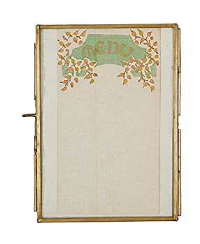 【中古】【輸入品・未使用】Creative Co-Op Brass and Glass Frame, 5 by 7-Inch [並行輸入品]