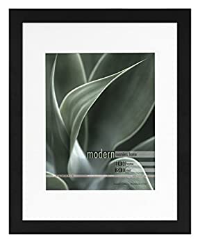 【中古】【輸入品・未使用】MCS 11x14 Inch Modern Frame Matted for 8x10 Inch Photo, Black (302195) [並行輸入品]